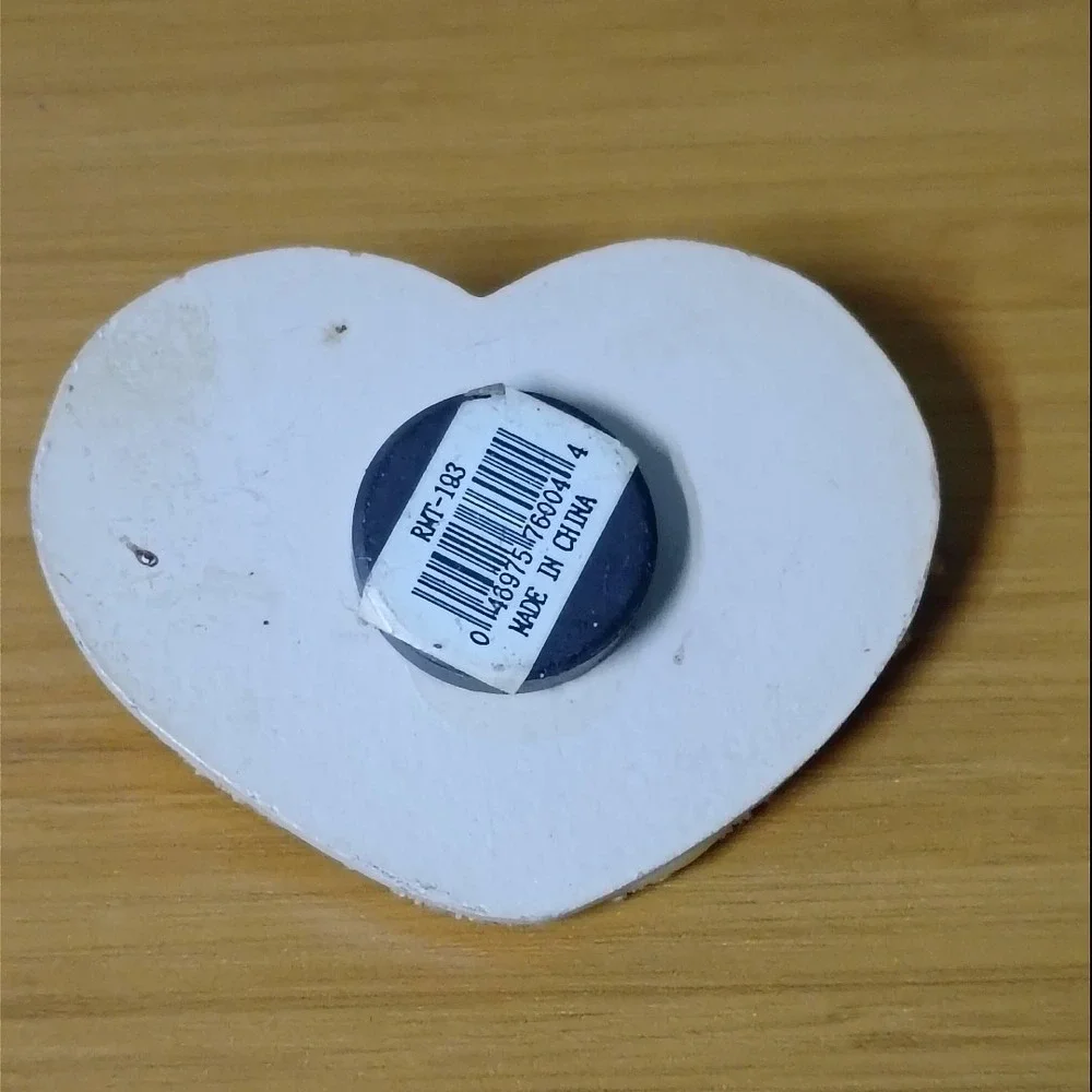 Vintage Farmhouse Hen and Chick Heart Magnet Rustic Country Kitchen RMT-193